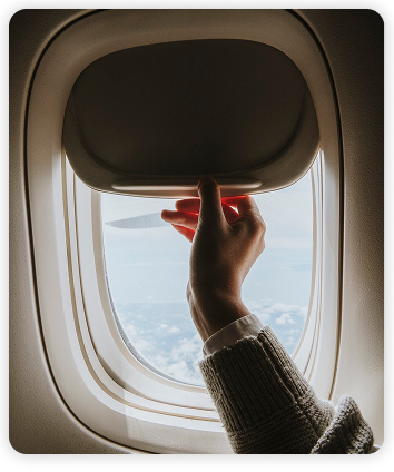 Vuelos domésticos e internacionales